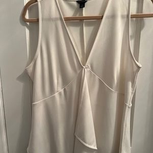 Sleeveless Cream Colored Top
